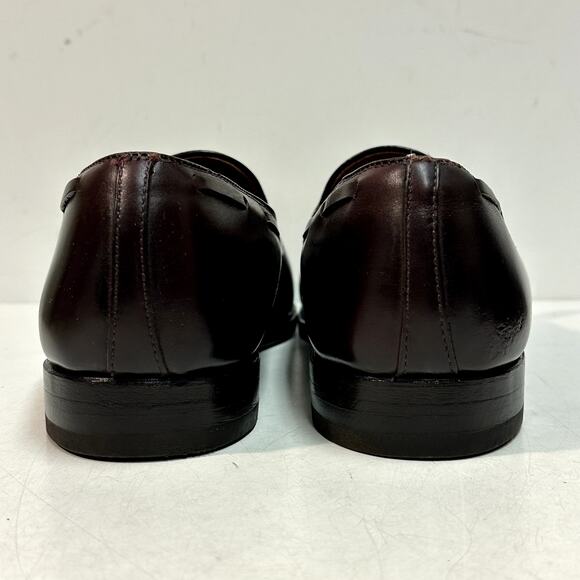 FULLY RESOLED Alden 663 Tassel Moccasin Loafer Burgundy Calf Made in USA 12 A/C main image 6